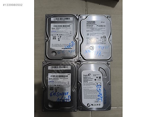 HDD DİSK SEAGATE VE SAMSUNG VE TOSHİBA 4ADET on sahibinden.com