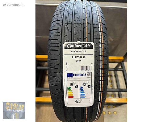 215/65R16 98H CONTİNENTAL EcoContact6 Yaz Lastiği 2025 sahibinden