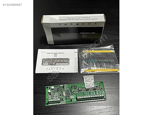 Paradox ZX8. 8-zon genişletme modülü - Panel & Keypad ve Hırsız