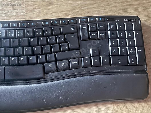 Microsoft Sculpt Comfort Kablosuz Ergonomik Bilek Pedli Klavye