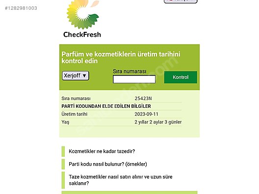 İkinci El ve Sıfır Alışveriş / Kişisel Bakım & Kozmetik / Parfüm / Erkek