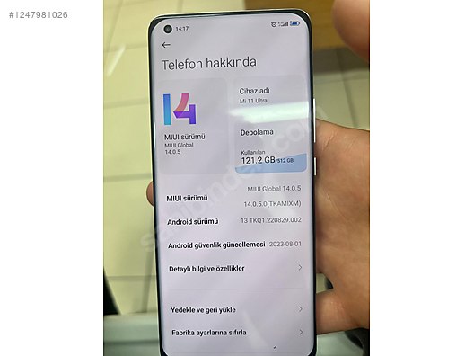 Used & Brand New Items / Cell Phones & Accessories / Cell Phones / Xiaomi / Mi 11 Ultra