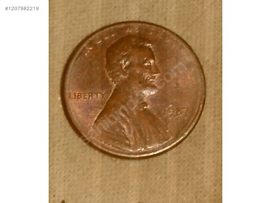 1 CENT 1984 YILI D SERİSİ LİBERTY ONE CENT LİNCOLN USA PARASI
