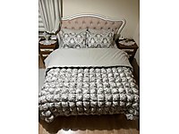 Kırkyama yatak örtüsü boncuk silikonlu