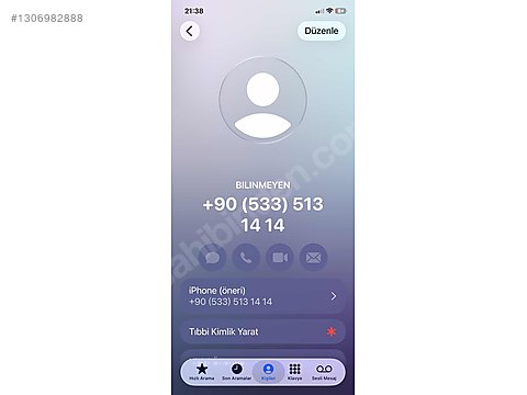 Kaliteli şık numara sahibinden.comda - 1306982888