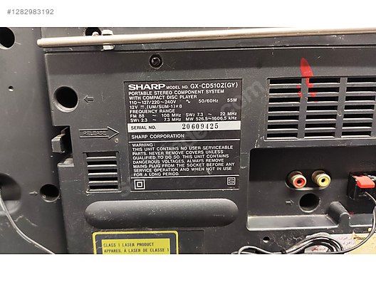 Sharp GX-CD510Z Müzik Seti - İkinci El Sharp Müzik Seti & Teyp