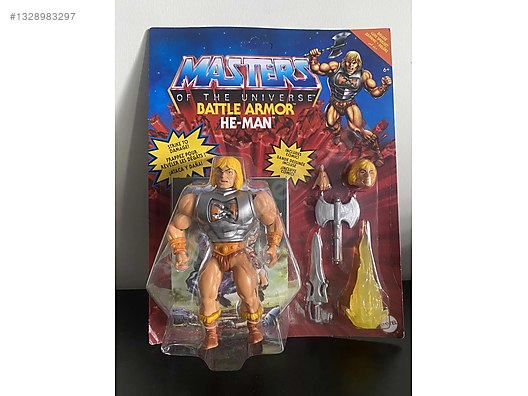 Masters of the Universe-He-Man -Bütün Set - Kenner 1:18 Hareketli