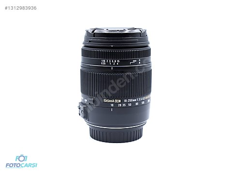 Lensler / Sigma 18-250mm f/3.5-6.3 Lens | Canon Uyumlu | FOTO