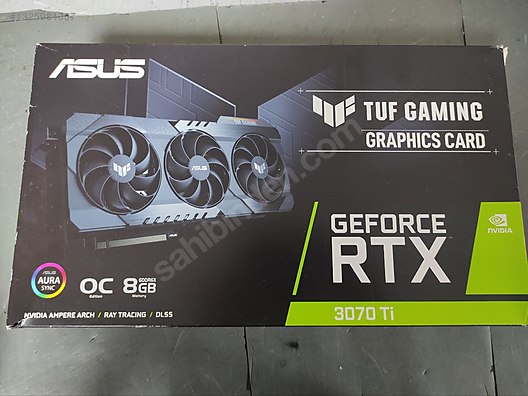 ASUS TUF RTX 3070 Ti OC KUTULU TEMİZ sahibinden.comda - 1325984307