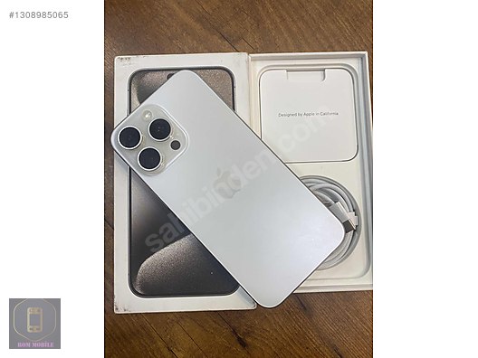 Apple / iPhone 15 Pro Max / SIFIR GİBİ APPLE 15 PROMAX 256 GB PİL