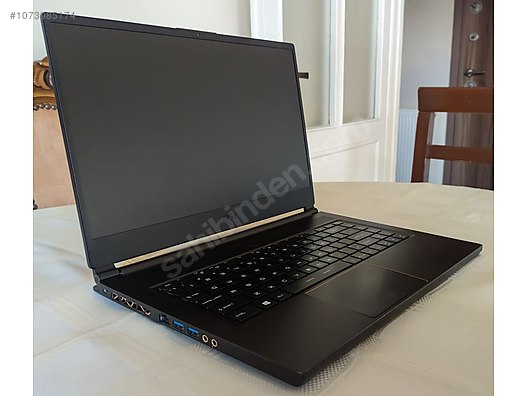 MSI GS65 STEALTH THIN 8RE GTX 1060 Gaming Laptop - İlan ve 
