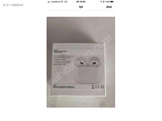 Apple Kulak İçi Bluetooth Kulaklık 1211985544