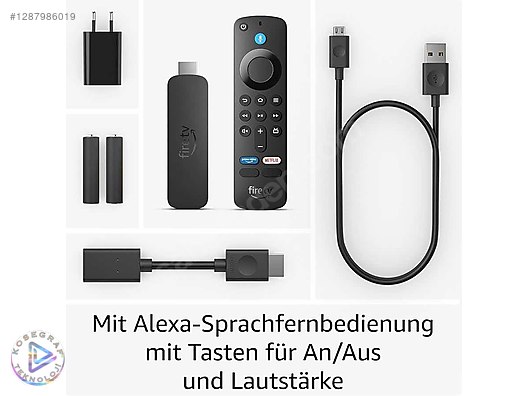 Amazon Fire TV / Amazon firetv stick 4K PLUS 8 GB Wi-Fi 6 KAPALI