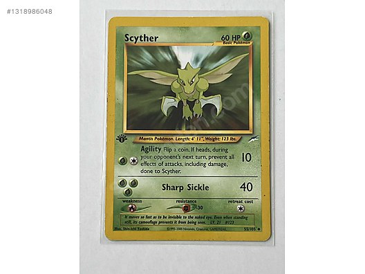 Game Cards / Pokemon Scyther Kart on sahibinden.com - 1318986048
