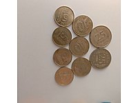 4 ADET 5KR. 3 ADET 10KR. 2 ADET 25KR.