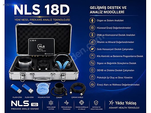 Sıfır NLS 18D Analiz Cihazı Full Set, Kurulum Destekli sahibinden