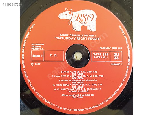 Saturday Night Fever - Plak - 2xLP (1977) (Dönem Baskı) - Müzik