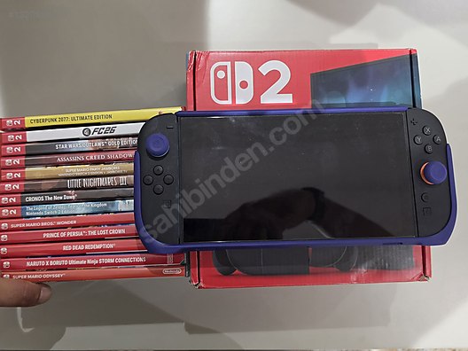 NINTENDO SWITCH 2 - SIFIR AYARINDA- YANINDA 13 OYUN- EKSIKSIZ