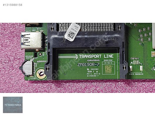 GRUNDIG 48 CLX 8589 SP ANAKART, MAIN BOARD, ZMG190R-7, PFVDZZ on