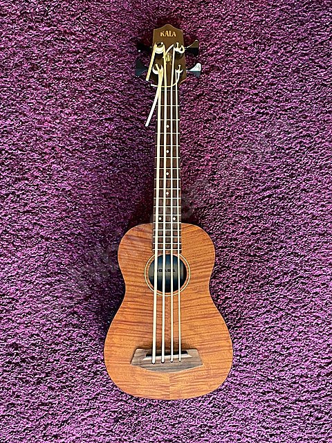 KALA Exotic Mahogany Acoustic Electric U-BASS