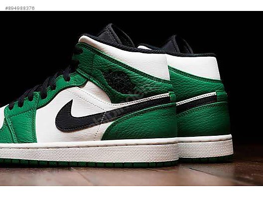 jordan air 1 mid pine green