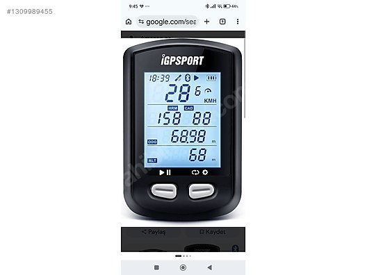 İGPSPORT İGS 10S sahibinden.comda - 1309989455