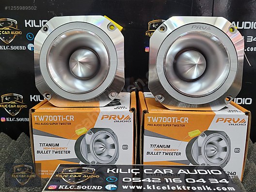 Hoparlör / Tweeter / PRV TW700 TI-CR 13 CM SPL TWEETER NET TEMİZ