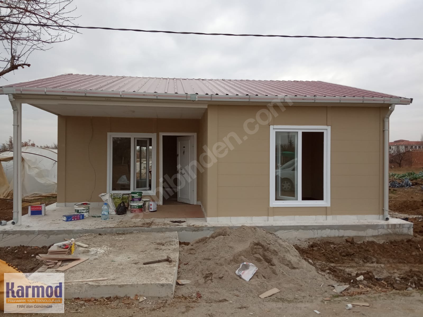KARMOD PREFABRİK�DEN KAMPANYALI 2+1 EKONOMİK PREFABRİK EV Satılık
