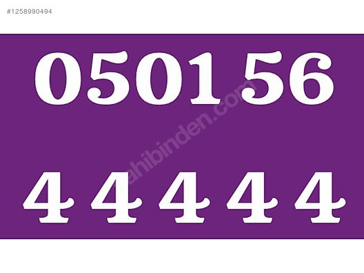 İkinci El ve Sıfır Alışveriş / Cep Telefonu & Aksesuar / Numara / Türk Telekom