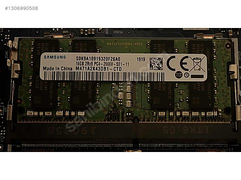 Samsung RAM 16GB DDR4 2666MHz SODIMM sahibinden.comda - 1306990508