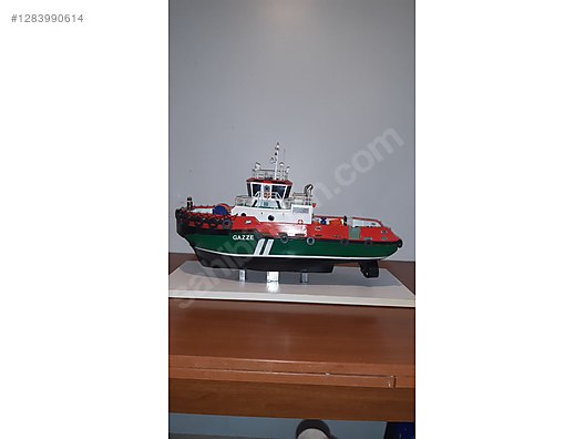 ASD RÖMORKÖR MODELİ - Ahşap Deniz Aracı Maket Alışverişte İlk