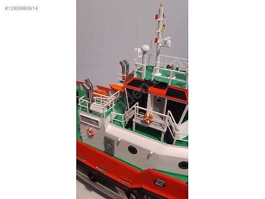 ASD RÖMORKÖR MODELİ - Ahşap Deniz Aracı Maket Alışverişte İlk
