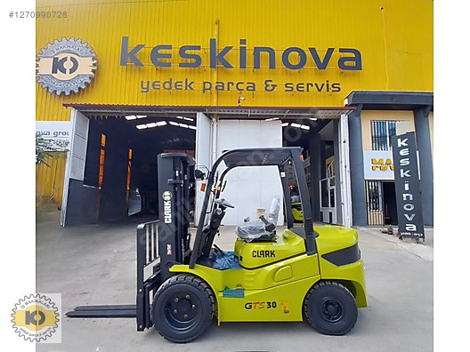 KESKİNOVA * CLARK 3 TON DİZEL FORKLİFT 4800MM TRP ASANSÖR