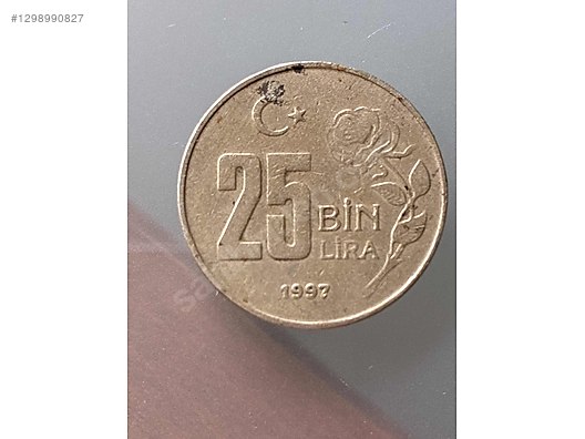 Cumhuriyet Dönemi / 1997 25.000 Bin Lira Madeni Para sahibinden