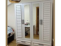 4 kapılı panjurlu dolap