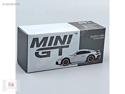 Mini GT 891 Porsche 911 Dakar Ice Gray Metallic 1/64 Model Araba
