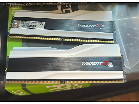 Gskill Beyaz 64gb 6000mhz cl36 EXPO 32x2 Z5 RGB Ram DDR5