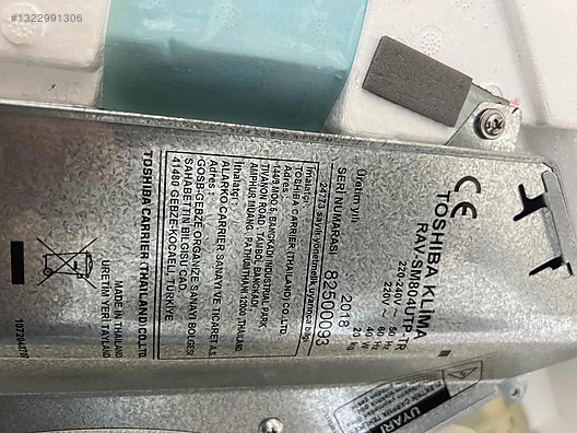 東芝TOSHIBA Toshiba kaset tipi 8 kw Sıfırdan farkı fiyatı sahibinden.comda