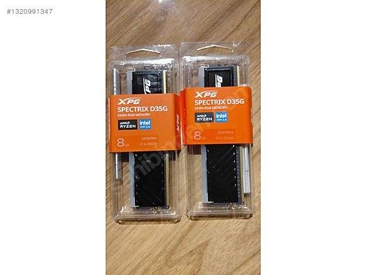 XPG 16GB (2x8GB) Spectrix D35G RGB DDR4 3200MHz CL16 1.35V PCRam