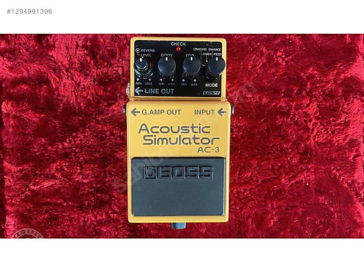 Boss AC-3 Acoustic Simulator - Efekt Pedalı ve Diğer Enstrüman Yan