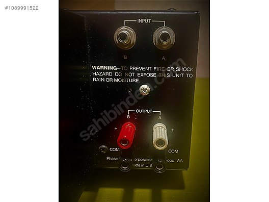 Transistör Çıkışlı Phase Linear Amfi