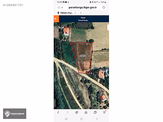 GÖKÇEYURT SIRTYER MEVKİSİNDE MÜSTAKİL PARSEL #1284991701