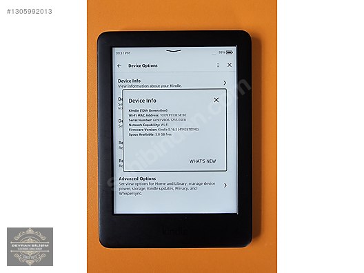 AMAZON KİNDLE 10 NESİL J9G29R - Amazon Kindle Kitap Elektroniği