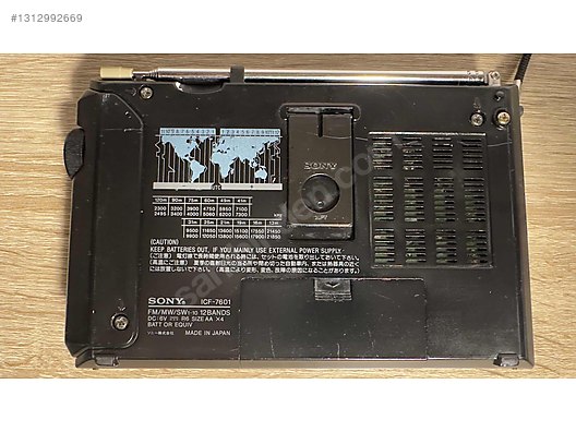 Sony Analog Portatif Radyo - SONY ICF-7601 | 12 Band SW/FM/MW