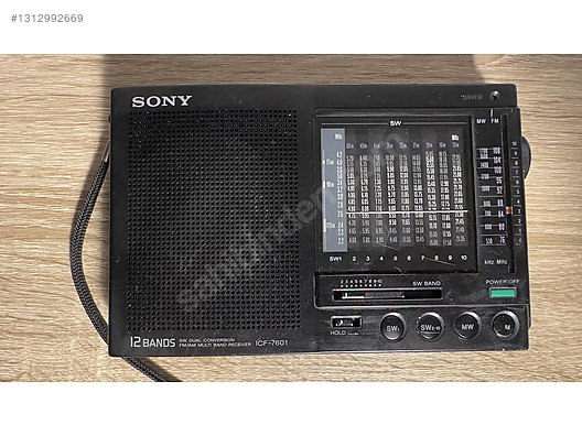 Sony Analog Portatif Radyo - SONY ICF-7601 | 12 Band SW/FM/MW