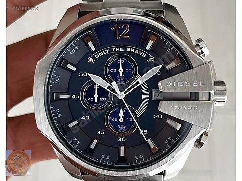 Diesel / Diesel DZ4417 Mega Chief Mavi Kadran 51mm Erkek Kol Saati