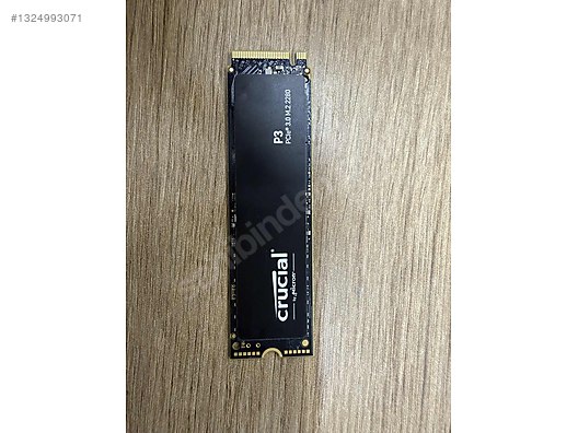 Crucial 2TB P3 Serisi NVMe SSD (Okuma 3500MB/ Yazma 3000MB