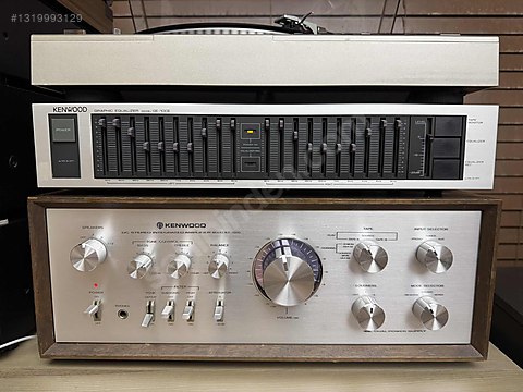 KENWOOD コンポ 5点セット Koleksiyonluk Kenwood Set | KA-7100 Ahşap Kasa+ Pikap + Eko