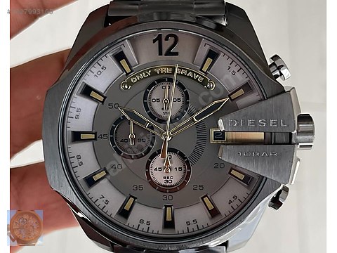 Diesel / Diesel DZ4479 Mega Chief Black PVD 51mm Erkek Kol Saati