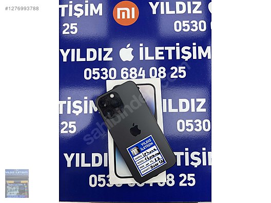 Resim Apple iPhone 14 Pro Max İkinci El TR | 128 GB | Siyah İkinci El İPHONE 14 PRO MAX KUTU FATURALI TEMİZ-YILDIZ İLETİŞİM-